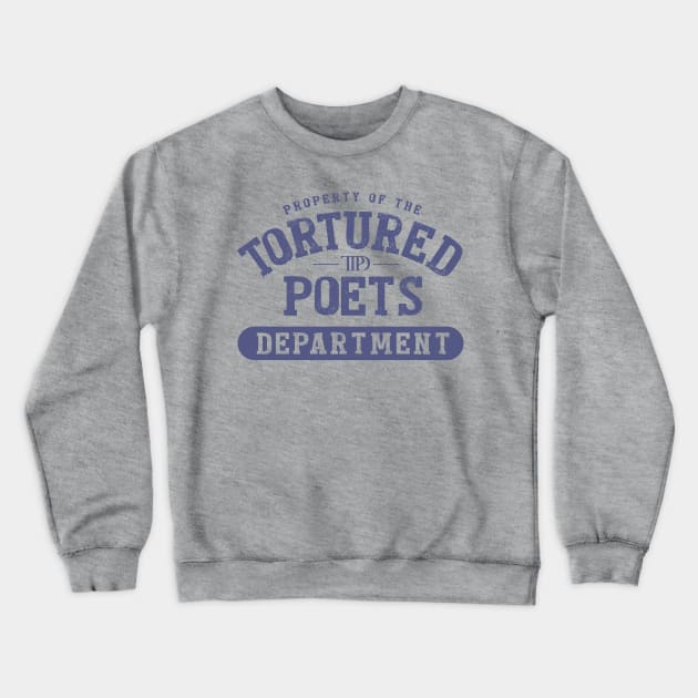 The Tortured Poets Dept. Crewneck Sweatshirt by MindsparkCreative